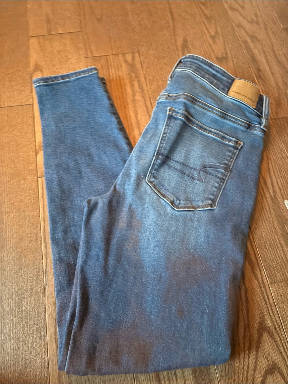 American Eagle Outfitters Women's Medium Blue Skinny Jeans